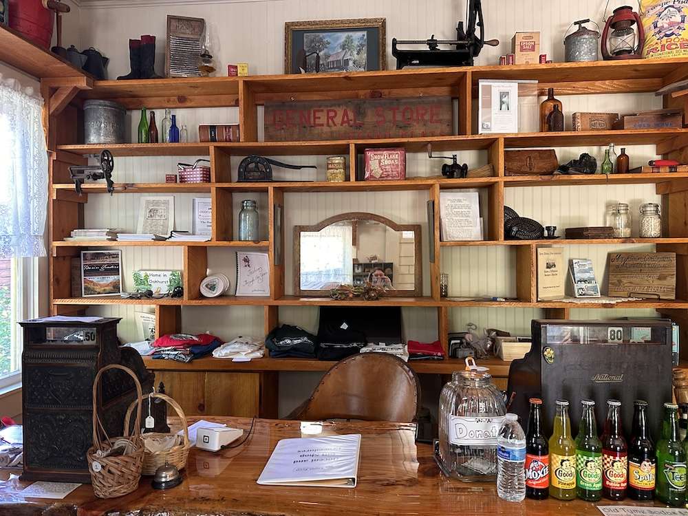 The Fresno Flats Gift Shop Cashier Stand