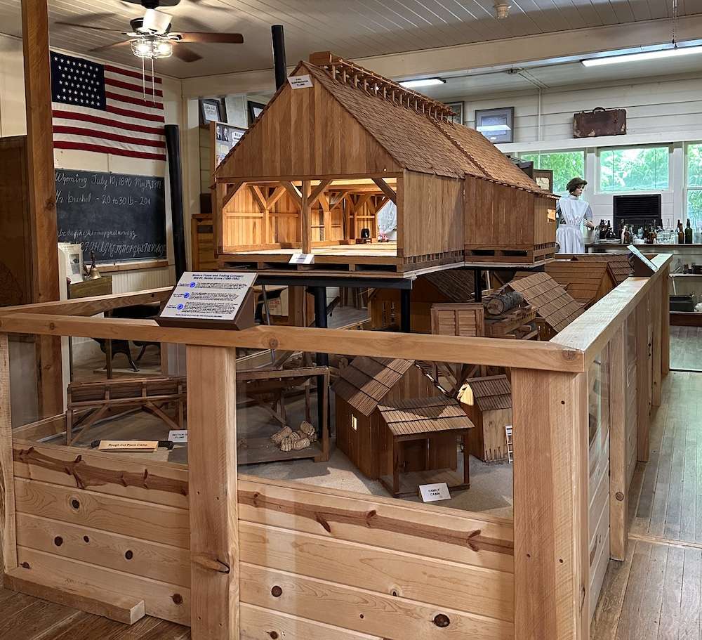 Replica of an old Lumber Mill
